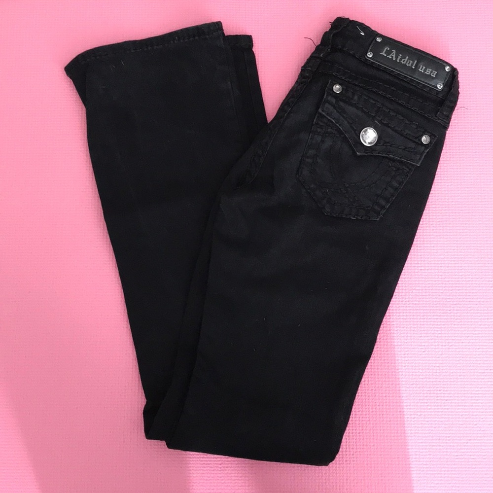 Black  LA Idol Bootcut Jeans